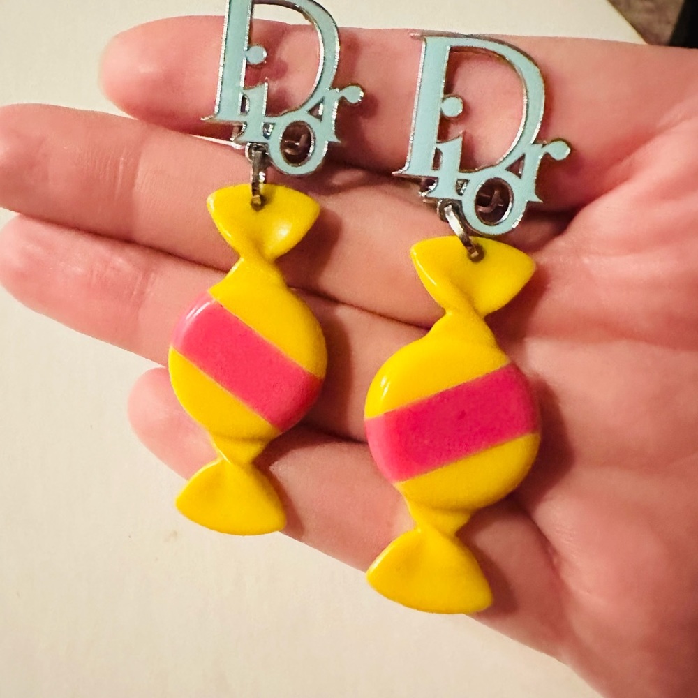 DIOR by JOHN GALLIANO 2003 candy earrings - Picture 4 of 5